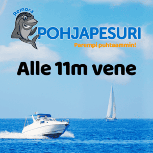 Pohjapesuri alle 11m vene