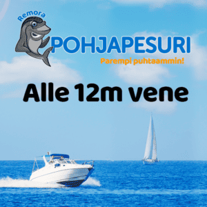 Pohjapesuri alle 12m vene