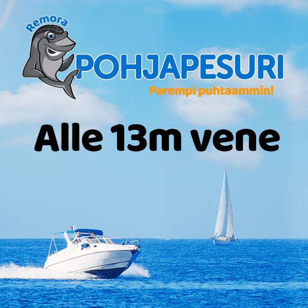 Pohjapesuri alle 13m vene