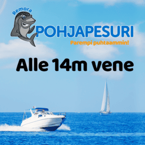Pohjapesuri alle 14m vene