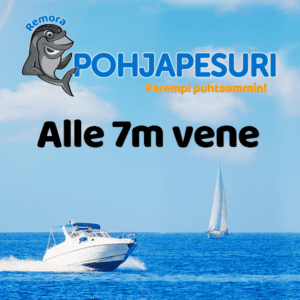 Pohjapesuri alle 7m vene